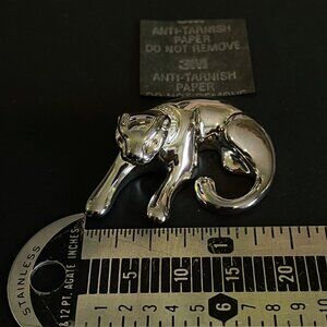 Perfect For Holiday Giving!!  NEW Sterling Silver Panther Slide